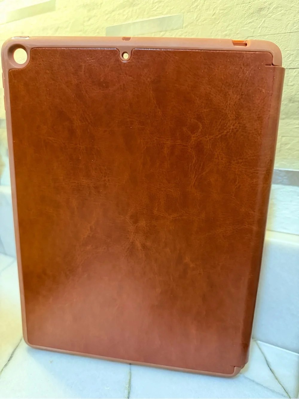 Tablet Folio Case - Brown Leather Smart Cover